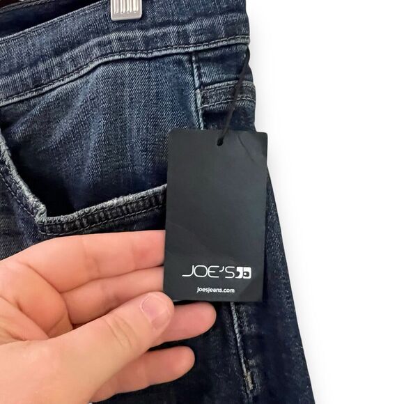 NWT Joe’s Jeans Flawless High Rise Flare Women’s 32 Dark Wash Raw Hem Stretch - Picture 4 of 10